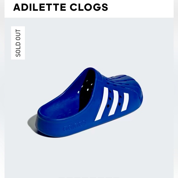 Never Worn Adilette Clogs in Color Royal Blue Size 7 in Men - Picture 5 of 16